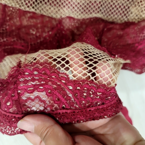 FREDERICKS OF HOLLYWOOD X MEGAN FOX Collab lace and mesh bodysuit M - Picture 6 of 8